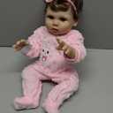 SCOM Realistic Reborn Baby Dolls - 18 Inch Real Life Baby Girl with Hair, Silicone Doll with Anatomically Correct, Newborn Lifelike Weighted Toddler with Full Body Vinyl for Ages 3+ Gift