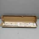 LazBlinds No Tools No Drill 1" Vinyl Mini Blinds, Cordless Blinds for Windows, Light Filtering Horizontal Window Blinds & Shades, 22 1/2" W x 48" H, Cream