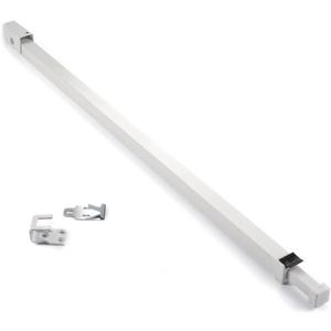 Ideal Security Sliding Door Security Bar with Childproof Lock, Adjustable, for Patio Doors and Sliding Glass Doors (25.75-47.5 Inches)