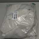 Jinchan Linen Textured Room Darkening Curtain 108 Inches Long for Living Room Extra Long White Curtain Thermal Insulated Grommet Top Window Treatment for Bedroom Drape 1 Panel Stone White