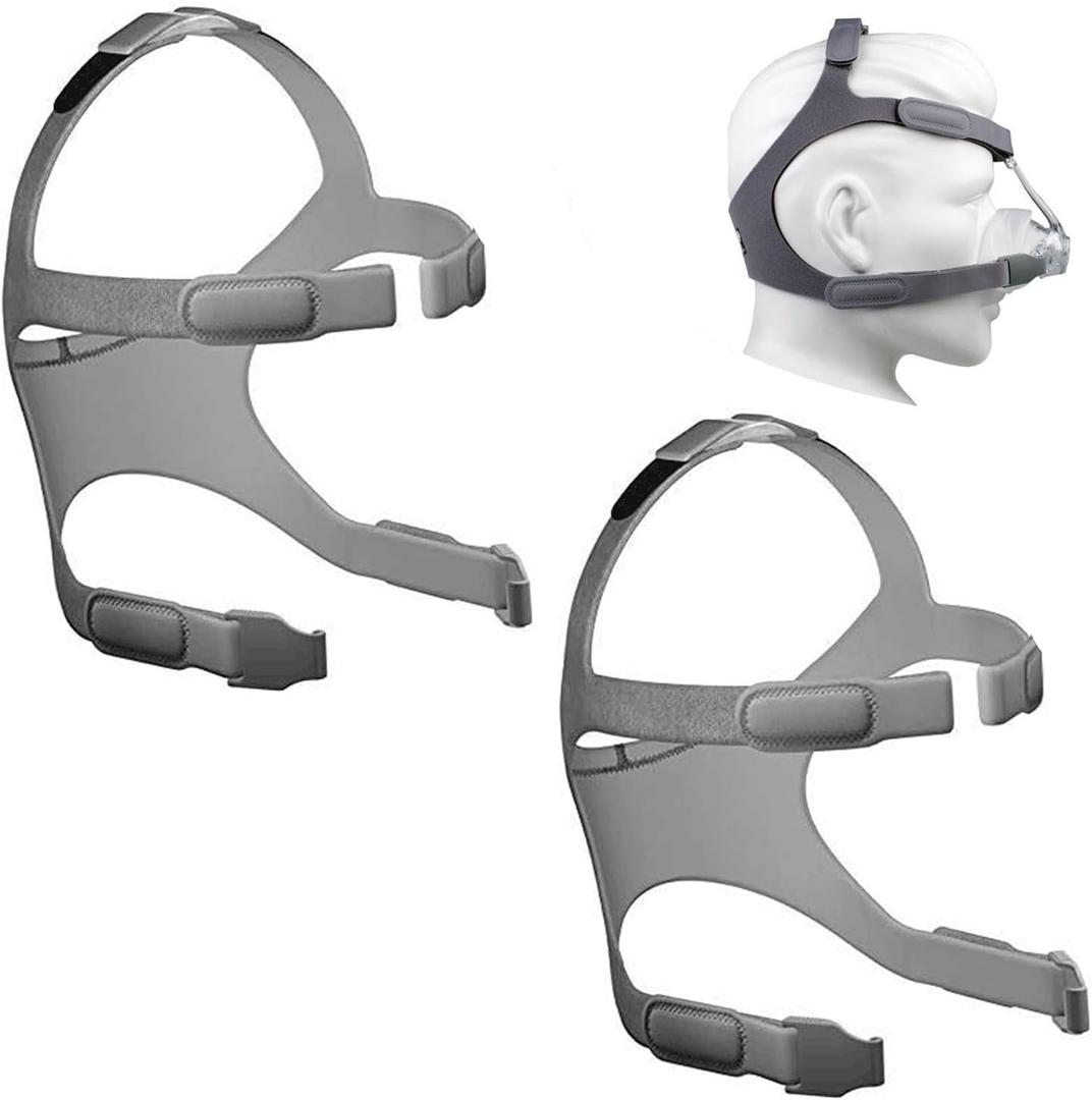 Replacement Straps for F&P Simplus Full Face Mask, F&P Eson 2 Nasal Mask Headgear,Eson CPAP Headgear 2-Pack (Without Mask)