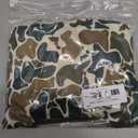 Toddler Baby Boy Girl Camo Hoodie Half Zip Pullover Sweatshirt Kids Long Sleeve Fall Shirts for Fishing Hiking (Green)