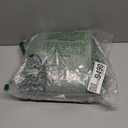 Yimobra Luxury Shaggy U-Shaped Toilet Rug, Soft Comfortable Contour Mat for Bathroom Floor, 24.4 X 20.4 Inches, Non-Slip Bath Carpet, Maximum Absorbent, Dry Quickly, Machine-Washable, Green