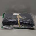 Popcorn Stripe Cotton Kitchen Towels - 6 Pack | 16'x26' | Highly Absorbent 400 GSM | Black