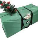 2 x Christmas Tree Storage Bag Extra Large Waterproof Heavy Duty Storage Containers, Fits Up to Tall 7.5 ft Xmas Artificial Tree, 600D Oxford Xmas Holiday Tree Bag with Reinforced Handles Dual Zipper