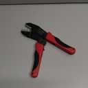 Plustool Crimping Tool for Heat Shrink Connectors AWG22-10, Ratcheting Wire Terminal Crimper - Crimping Pliers - Electrical Crimping Tool