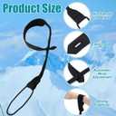 Wesnoy 2 Pcs Glove Strap Winter Ski Glove Leash Wrist Leash for Hanging Gloves Unisex Wrist Strap Extended Mitten Handcuff Straps for Men, Women, Skiing Snowboarding Accessories