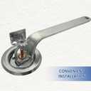 Fire Sprinkler Escutcheon Retrofit Recessed Fire Sprinkler Escutcheon fire Sprinkler Covers for Ceiling Cover Trim Ring Chrome 3/4in 16PCS