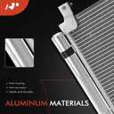 A-Premium Air Conditioning A/C Condenser Compatible with 2007-2012 Mazda CX-7 2.3L 2.5L, Replace# EGY16148ZB