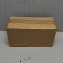 Toovip 100 Pack 5.25x3.25x8.25 Inch Small Plain Brown Kraft Paper Bags with Handles Bulk, Gift Bags for Favor Grocery Retail Party Birthday Shopping Business Goody Craft Merchandise Take Out Sacks