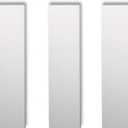 3PCS Modern style edge pull handle, Cabinet Handles, hidden furniture handles,aluminum door handles for drawers, bedrooms, kitchens, closets, bathrooms,Silver-60