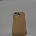 LOVE 3000 Designed for iPhone 15 Pro Case, Premium Silicone with [Soft Anti-Scratch Microfiber Lining] Shockproof Protective Phone Case for Men Women Girls 6.1", Light Brown