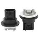 2Pcs Parking Light Bulb Socket for 2007-2017 Jeep Compass Patriot, Turn Signal Light Lamp Bulb Socket Replace 645-504 68000686AA