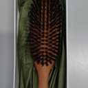 100% Wild Boar Bristle Hairbrush for Natural Healthy Hair, The Tibet brush, Medium Soft Bristles, Pear Wood Handle, for Fine or Thinning Hair, for Women & Men, Made in Germany's Black Forest