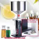 Manual Paste Liquid Filling Machine, Adjustable 5-50ml Bottle Filler A03