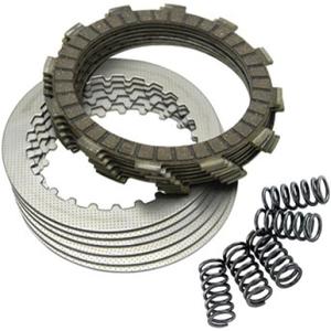 Tusk Clutch Kit Includes Friction Plates and Steel Plates With Heavy Duty Springs Compatible with Yamaha Raptor 660 2001-2005/XT600 1990-1995