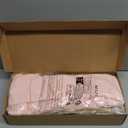 Wokceer 7.2 FT Wedding Arch Stand and Arch Cover, Metal Arch Backdrop Stand with Arch Stand Cover for Birthday Party Wedding Ceremony Bridal Baby Shower Event Decor, Pale Pink