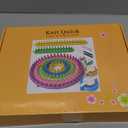 READAEER Knitting Loom Kit with Pompom Maker, Round Knitting Loom for Hat, Rectangular for Blanket Scarf Shawl, Knitting Loom Kit for Beginner