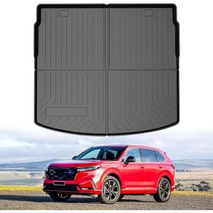 Powerty Trunk Mat for Honda CRV Hybrid 2023-2026, All Weather TPE Cargo Mat Liner for CR-V Upper Position Cargo Deck