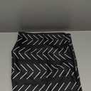 Adabana Outdoor Waterproof Throw Pillow Covers 16x16 Inch Black and White Decorative Geometric Pillows Cover Set of 2 for Patio Garden Porch