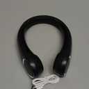 Portable Neck Fan, Hands Free Bladeless, 360° Cooling Personal Fan,Wearable Quiet Fan for Outdoor Indoor, Birthday Gifts for Men Women Mom Dad, 4000mAh Battery USB Rechargeable, 3-Speeds( Black)