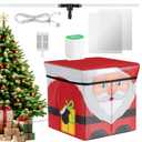 12" X 12" Large Christmas Tree Watering System, 6 Gallon Automatic Tree Helper Device, Disguised as Present Xmas Gift Box Auto Live Christmas Tree Watering, Keeps Live Tree Fresh & Green