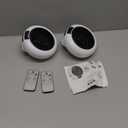 Meonum 2 Pack Small Space Heater, 500W Portable Electric Small Heater with Adjustable Thermostat and Timer, Overheat Protection and LED Display, Quiet Space Heater for Office Desk Indoor Use (White)