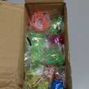 65 Pack Light Up Rings Glow in The Dark Party Supplies, Glow Rings Bulk Party Favors for Kids Adults, LED Colorful Rubber Ring Surprise Gift for Birthday Christmas Easter Egg Fillers Party Decorations