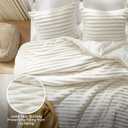 Intelligent Design Twin Comforter Set, Plush Bedding, Microfiber Reverse, 2 Piece, Lightweight, Super Soft Ribbed Velvet Comforter 1 Sham, All Season Fluffy Bed Set, Avril, Twin/Twin XL Ivory