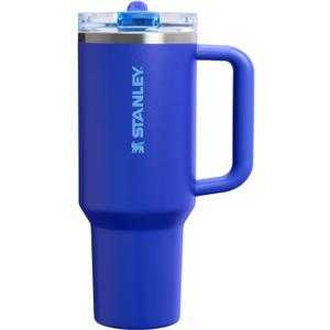 STANLEY Quencher ProTour Flip Straw Tumbler with Leakproof Lid | Built-In Straw & Handle | Cupholder Compatible for Travel | Insulated Stainless Steel Cup | BPA-Free (40 Ounces, Cobalt)