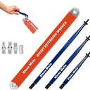 2025 Upgrade Offset Extension Wrench and 3 Different Lengths Extension Clamps Tight Tool, Versatile Vise Grip, Includes 1/2", 1/4", 3/8" Drive Adapters, Universal Ratchet Extensions for Tight Spaces