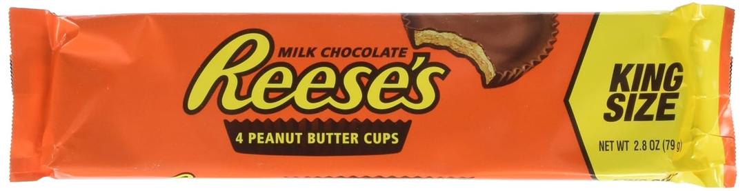 Reese's Peanut Butter Cup King Size 2.8 oz, 24/Box (EXP 08/01/26)