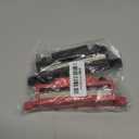 Joinfworld Bus Bar 400A 12V Power Distribution Block 6 x 5/16"(M8) Studs 48V Marine Bus Bar 12 Volt Battery Busbar Copper Terminal Block for Automotive, Car, Boat, Solar Wiring - Negative&Positive