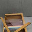 3x5'' Index Card Holder Box with Dividers Bamboo Index Card Organizer Wood Recipe Box with Lid 4 Compartments for 1200 Cards File Notecard Holders for Business Home Office Kitchen