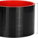 Straight ID: 4.0" (101.6mm) Silicone Hose Coupler High Temperature 4-ply with T-Bolt Clamp
