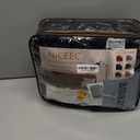 NICEEC Sofa Slipcover Black Sofa Cover 1 Piece Easy Fitted Sofa Couch Covers Universal High Stretch Durable Furniture Protector with Skirt Country Style (3 Seater Black)