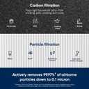 Blueair Blue Pure 411+ Genuine Replacement Filter, Particle and Activated Carbon