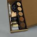 Bald Cap Halloween Makeup Kit for Men & Woman, Complete Bald Cap Costume Character Set, Realistic Bald Cap Kits for Cosplay Make Up, SFX Makeup, Dress-Up Party, Stage, Theater & Film