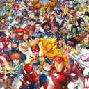 Marvel Comics The Marvel Lineup 2023 Wall Poster, 34L" x 22.4W", Unframed Version, Pack of 2
