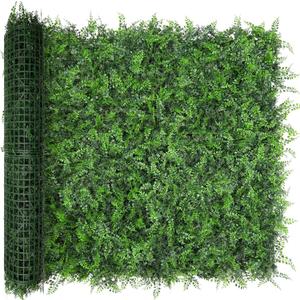40x120 in (33.5 Sqft) Artificial Green Boxwood Hedge Screen Roll