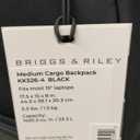 Briggs & Riley Medium Cargo Backpack for Women & Men - Laptop Backpack, For Work & Travel, Lightweight & Durable, Padded Straps, Fits up to 15" Laptop - @work Collection, Black