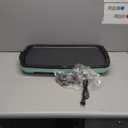 Dash Deluxe Everyday Griddle - Electric Griddle with Removable Plate - Nonstick, Easy-Clean Surface & Anti-Slip Base - Recipe Book Included - Aqua