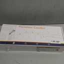 Fo32won Amber LED Flameless Pillar Candles Battery Operated with Remote and Timer, Set of 5 (D 3"H 4" 5" 6" 8" 8") Decorative Plexiglass Flickering Candles with 3D Flame (Two Batteries Operated)