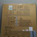 Cumbor 29.7-46" Baby Gate for Stairs, Toddler Safety Essentials for The House, Auto Close Dog Gate for Doorways, Mom's Choice Awards Winner-Easy Install Pressure Mounted Pet Gates for Dogs, White