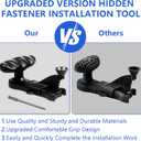 Hideaway Hidden Fastener Installation Tool, Compatible with Trex Hidden Fasteners, Installing Decking Boards Hidden Fastener in One Step, Included Star Drive Bit. Fast&efficient Installation Decking.