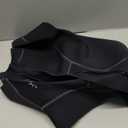 Hevto Men Wetsuit Shorty 2mm Neoprene Short Wet Suit for Surfing Diving Swimming Snorkeling Paddle Boarding (Large, M2S-Front Zip-Black)