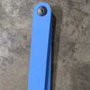 Two blue foam rods with mounting holes, lightweight and shock absorbing. Size 39inch Height
