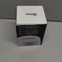 Drixo Ultrasonic Retainer Cleaner Machine, IPX6 Waterproof Dental Cleaning Pod, 3 Modes Denture Cleaner for Night Guard Mouth Guard Braces, 45kHz Denture Dome with UV Light, 200ML Tank, Arctic White