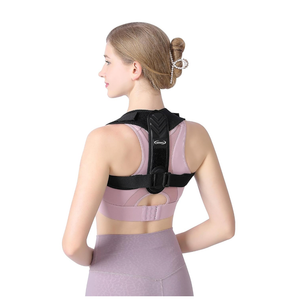 Alsoay Posture Corrector for Women and Men, Adjustable Upper Back Brace for Clavicle Support, Back Straightener Providing Pain Relief from Neck, Back, and Shoulder
