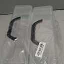 2 Pcs Paint Storage Box for 2 Fl. oz Acrylic Paints, Acrylic Portable Craft art Organizer with Handle, 30 Bottles Capacity Plastic Art Supply Clear Boxes